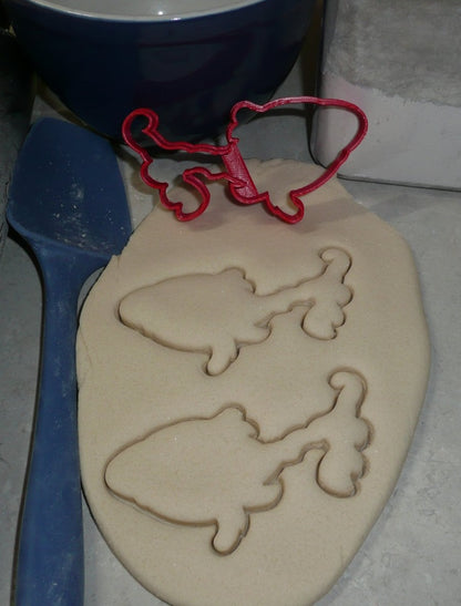 Red Fish Dr Seuss Book One Fish Two Fish Cookie Cutter Made In USA PR2475