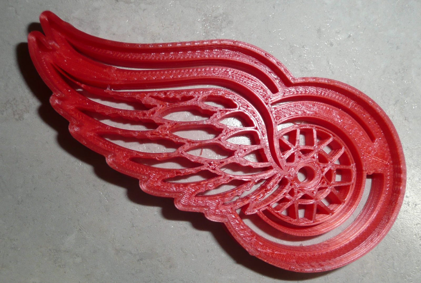 6x Detroit Red Wings Fondant Cutter Cupcake Topper 1.75 IN USA FD2637