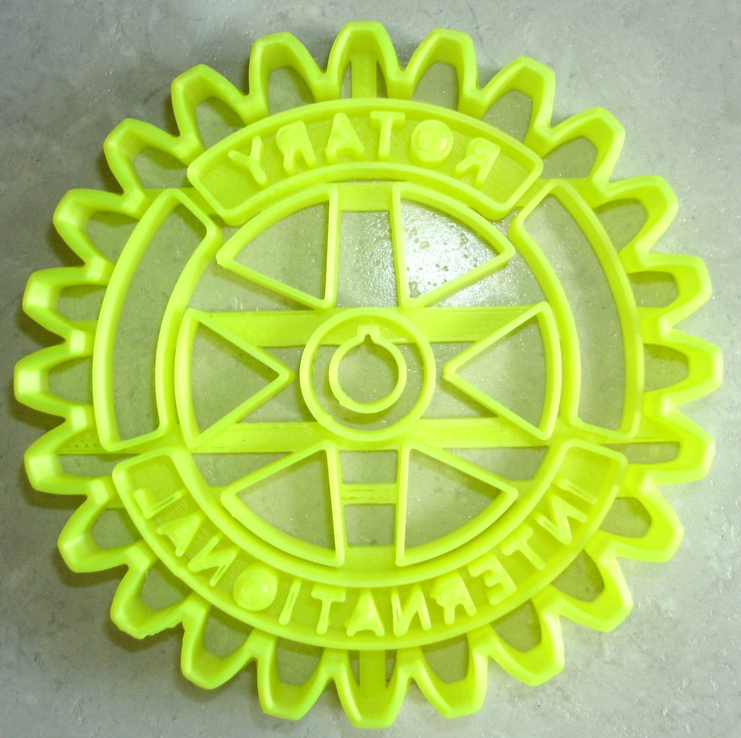 Rotary International Gear Wheel Club Cookie Cutter Made In USA PR2692