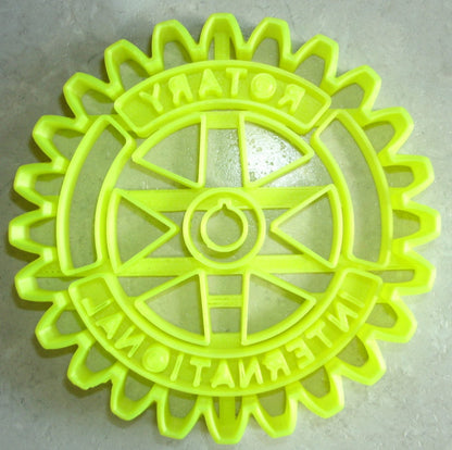 Rotary International Gear Wheel Club Cookie Cutter Made In USA PR2692