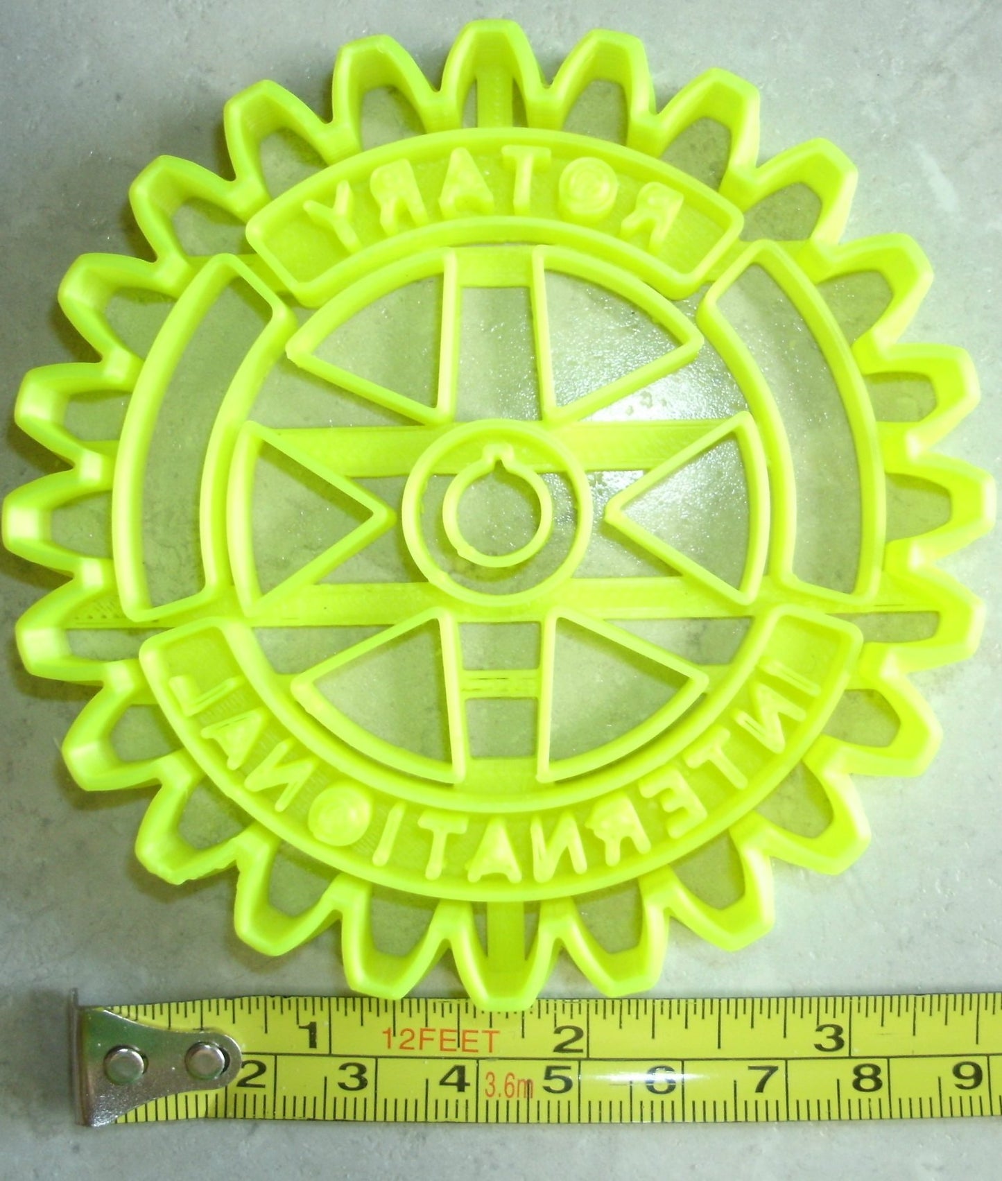 Rotary International Gear Wheel Club Cookie Cutter Made In USA PR2692