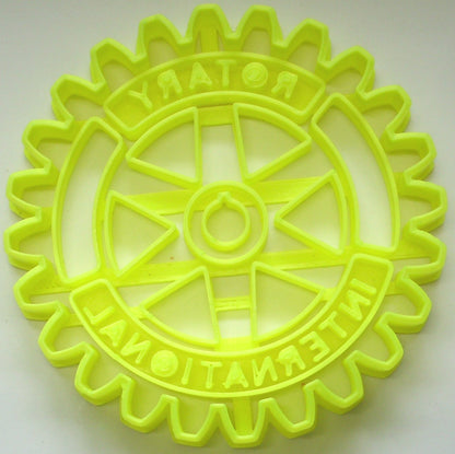 Rotary International Gear Wheel Club Cookie Cutter Made In USA PR2692