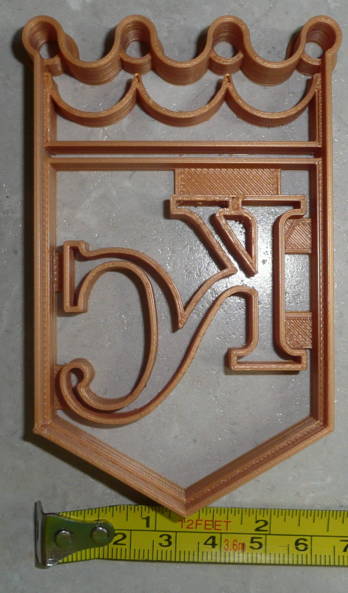 Kansas City Royals KC MLB Baseball Cookie Cutter Made In USA PR2273