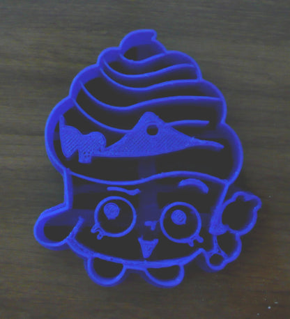 Shopkins World Cupcake Cartoon Cookie Cutter Made In USA PR502