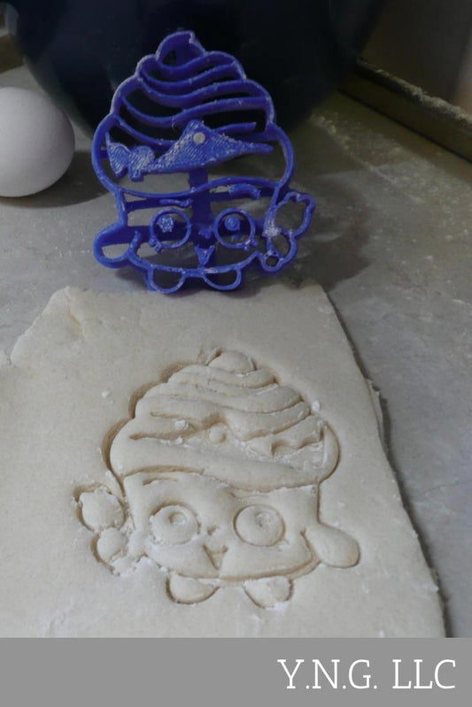 Shopkins World Cupcake Cartoon Cookie Cutter Made In USA PR502