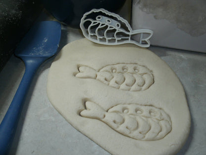 Shrimp Sushi Daikon Radish Nigirizushi Cookie Cutter Made In USA PR2392