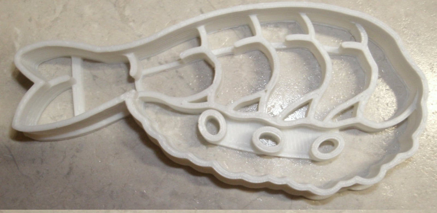 Shrimp Sushi Daikon Radish Nigirizushi Cookie Cutter Made In USA PR2392