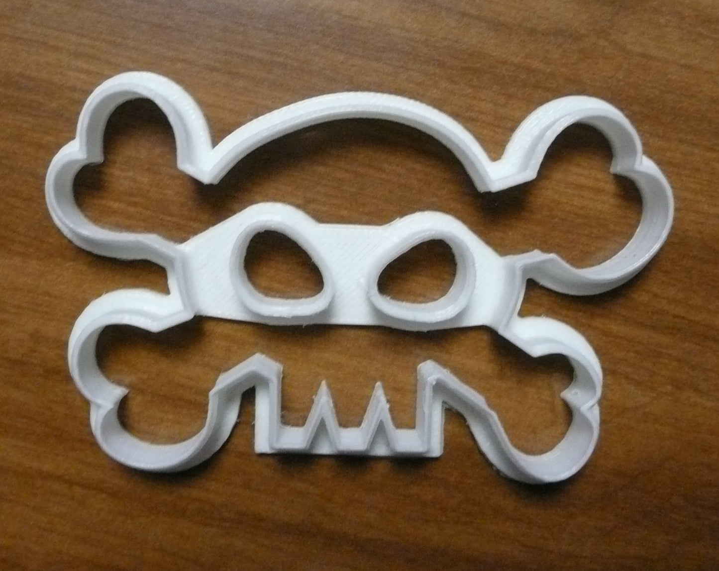 6x Jolly Roger Pirate Fondant Cutter Cupcake Topper 1.75 IN USA FD461