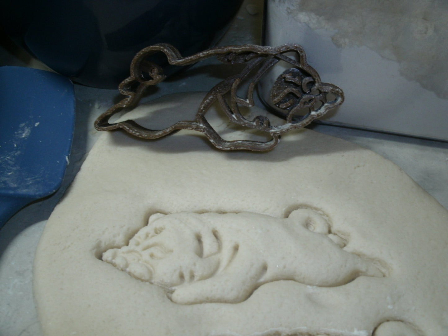 Sleeping Pug Laying Down Dog Breed Cookie Cutter Made In USA PR2373