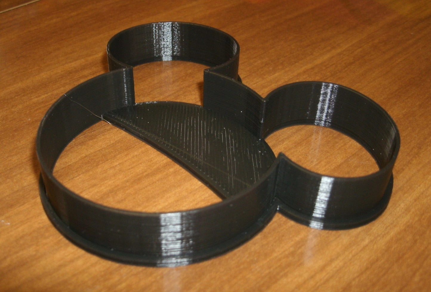 6x Mickey Mouse Head Fondant Cutter Cupcake Topper 1.75 IN USA FD528