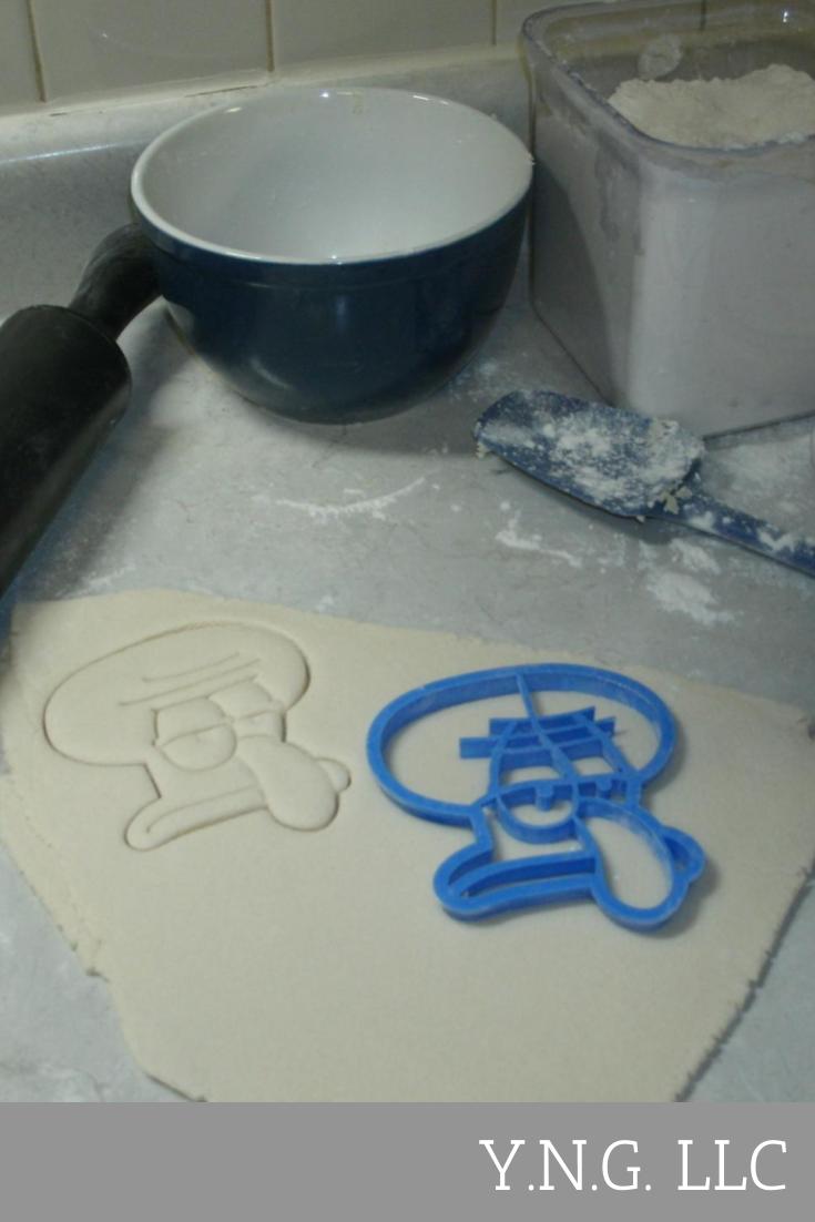 Squidward Spongebob Squarepants Cartoon Cookie Cutter Made In USA PR574