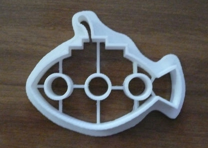 Submarine Under Water Ocean Vessel Cookie Cutter Made In USA PR474