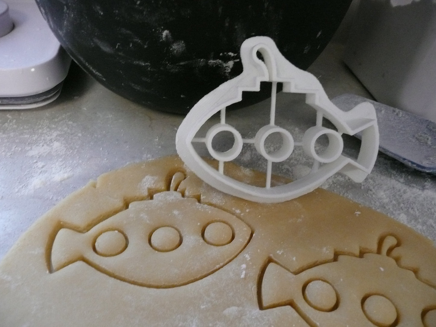 Submarine Under Water Ocean Vessel Cookie Cutter Made In USA PR474