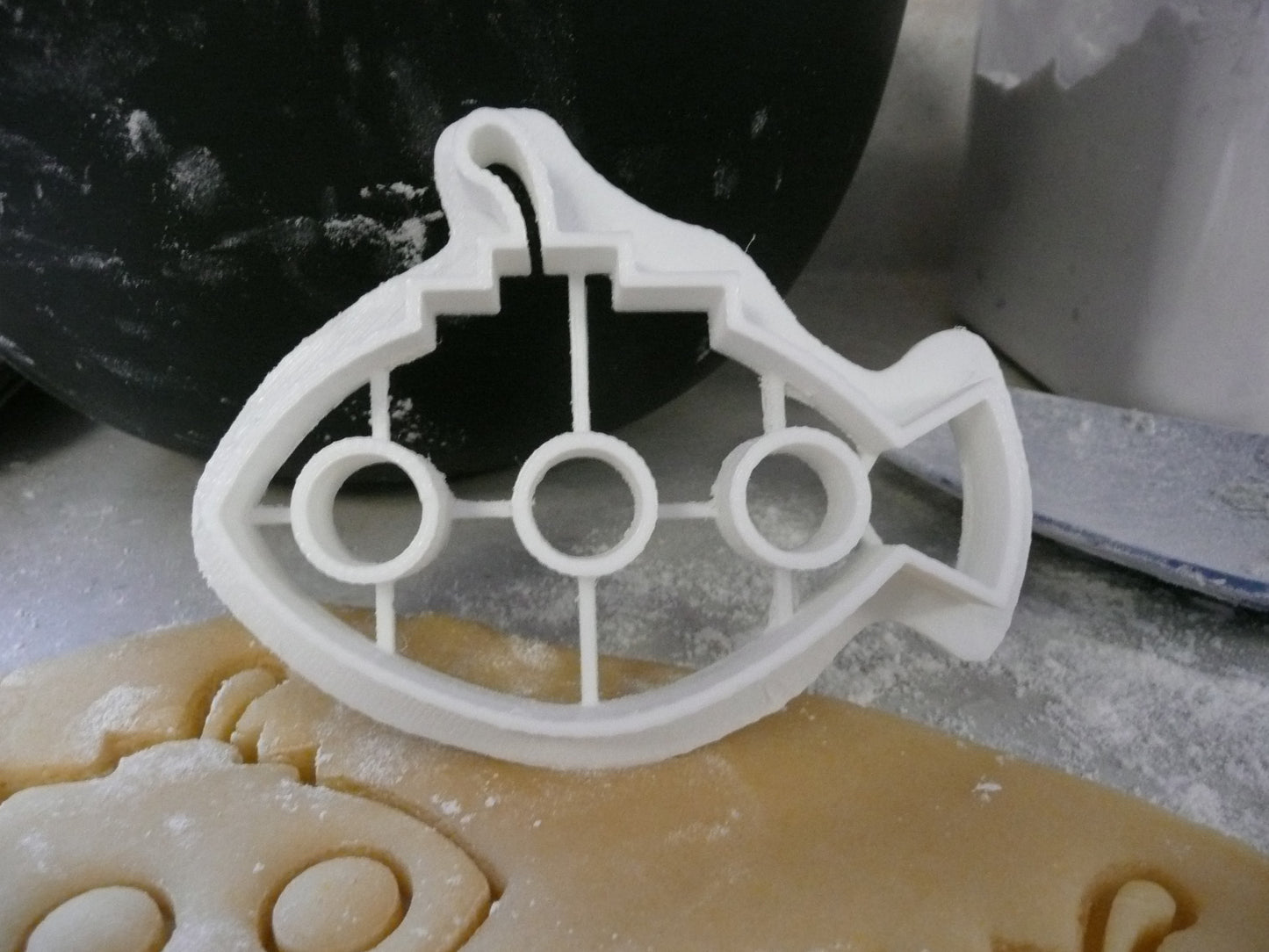 Submarine Under Water Ocean Vessel Cookie Cutter Made In USA PR474