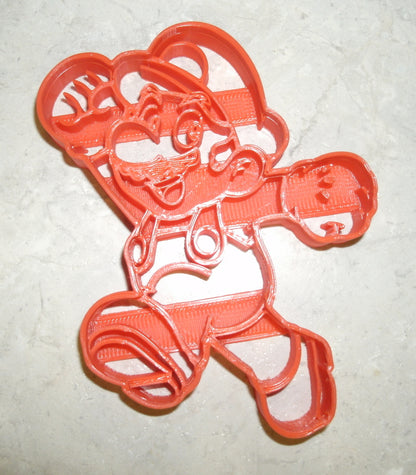 Mario Jumping Super Mario Bros Nintendo Game Cookie Cutter Made In USA PR590