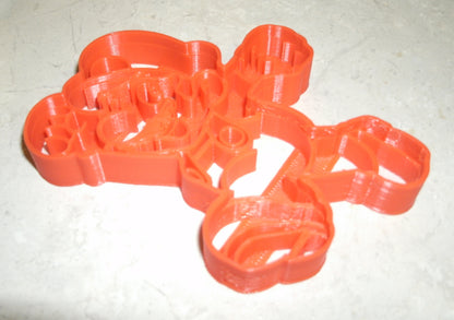 6x Super Mario Fondant Cutter Cupcake Topper 1.75 IN USA FD590