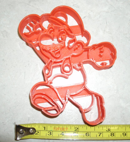 Mario Jumping Super Mario Bros Nintendo Game Cookie Cutter Made In USA PR590