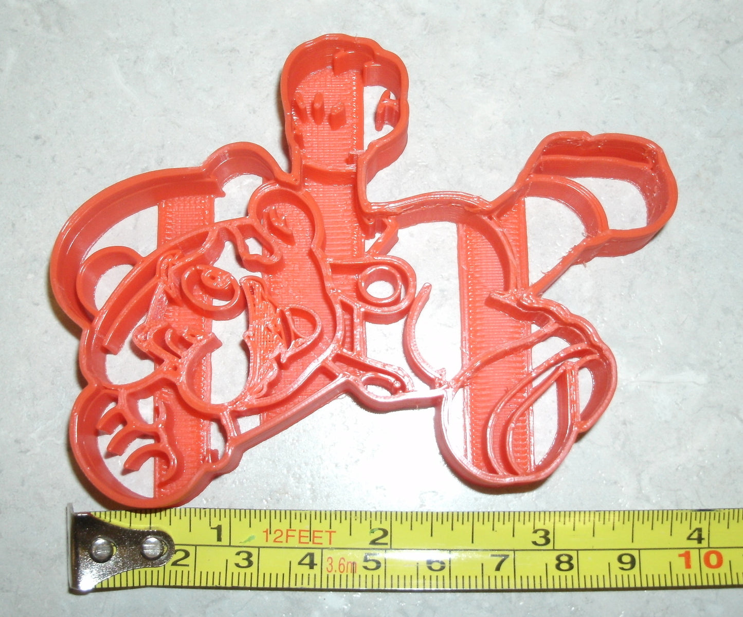 Mario Jumping Super Mario Bros Nintendo Game Cookie Cutter Made In USA PR590