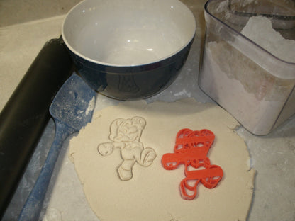 Mario Jumping Super Mario Bros Nintendo Game Cookie Cutter Made In USA PR590