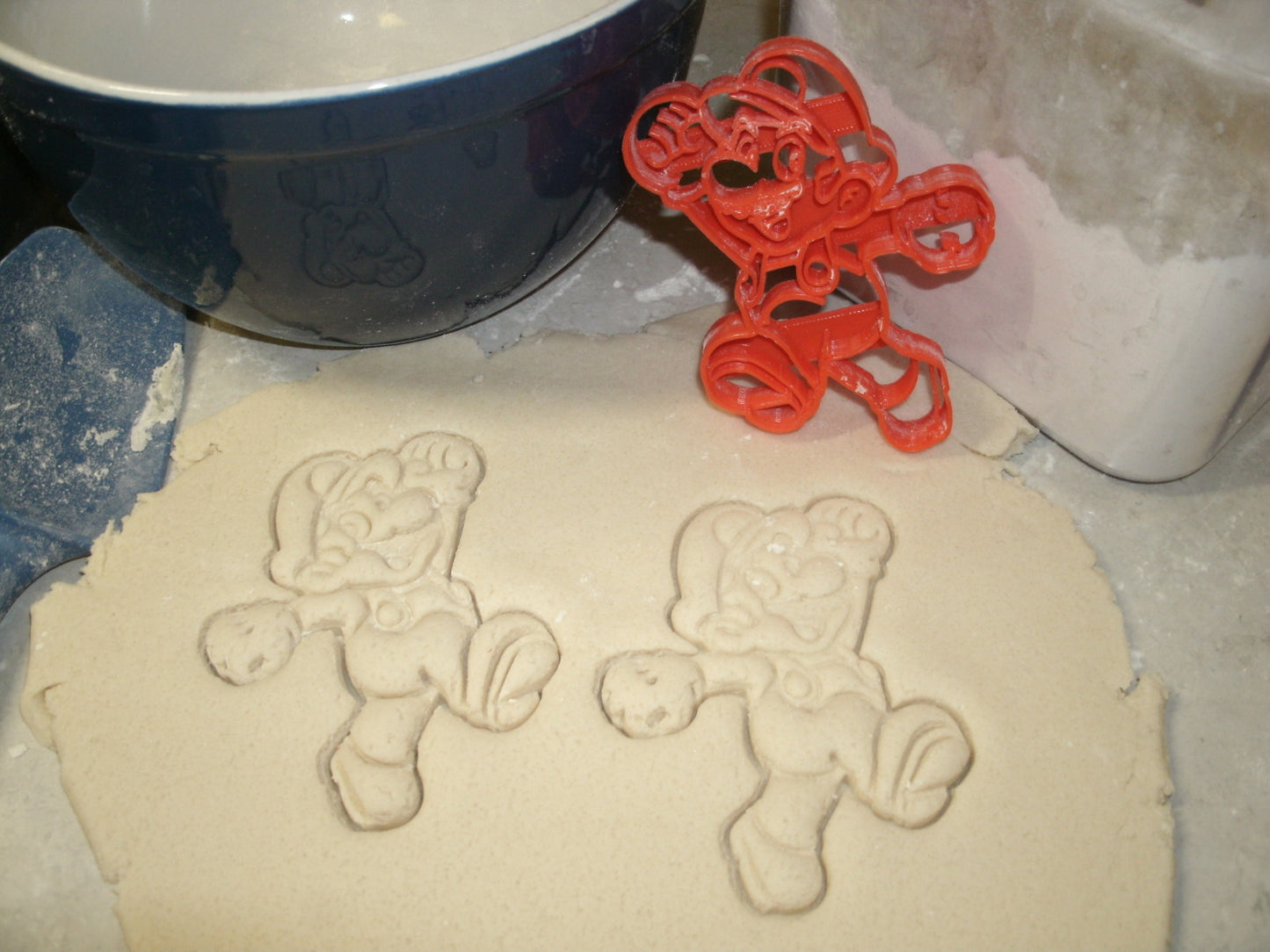 Mario Jumping Super Mario Bros Nintendo Game Cookie Cutter Made In USA PR590