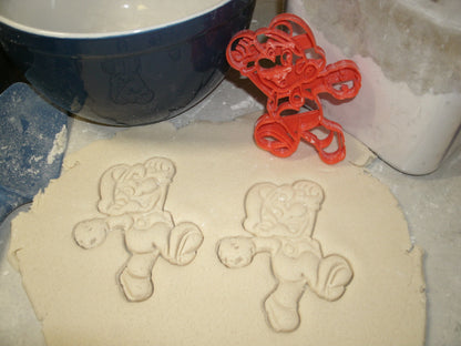 Mario Jumping Super Mario Bros Nintendo Game Cookie Cutter Made In USA PR590