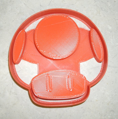 Super Mario Mushroom Toad Nintendo Video Game Cookie Cutter Made In USA PR556