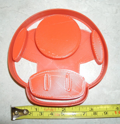Super Mario Mushroom Toad Nintendo Video Game Cookie Cutter Made In USA PR556