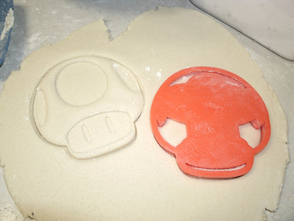 Super Mario Mushroom Toad Nintendo Video Game Cookie Cutter Made In USA PR556