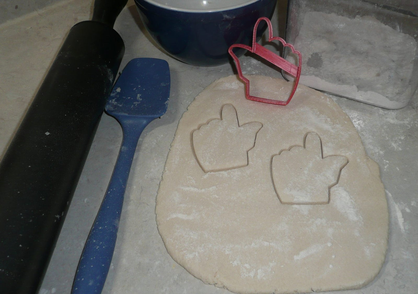 Guns Up Hand Slogan Texas Tech University Cookie Cutter Made In USA PR2655