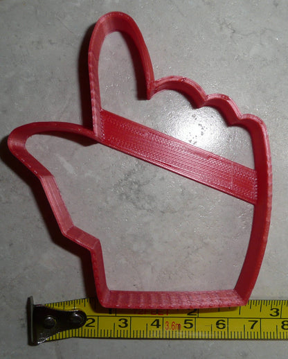 Guns Up Hand Slogan Texas Tech University Cookie Cutter Made In USA PR2655