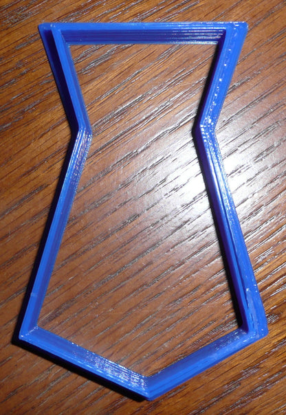 6x Tie Necktie Outline Fondant Cutter Cupcake Topper 1.75 IN USA FD253