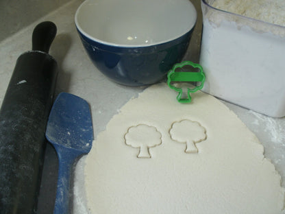Tree Leaves Nature Forest Outline Cookie Cutter Made In USA PR765