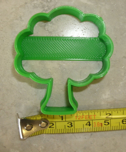 Tree Leaves Nature Forest Outline Cookie Cutter Made In USA PR765