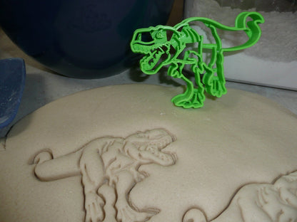 T Rex Tyrannosaurus Rex Dino Jurassic Animal Cookie Cutter Made In USA PR2354