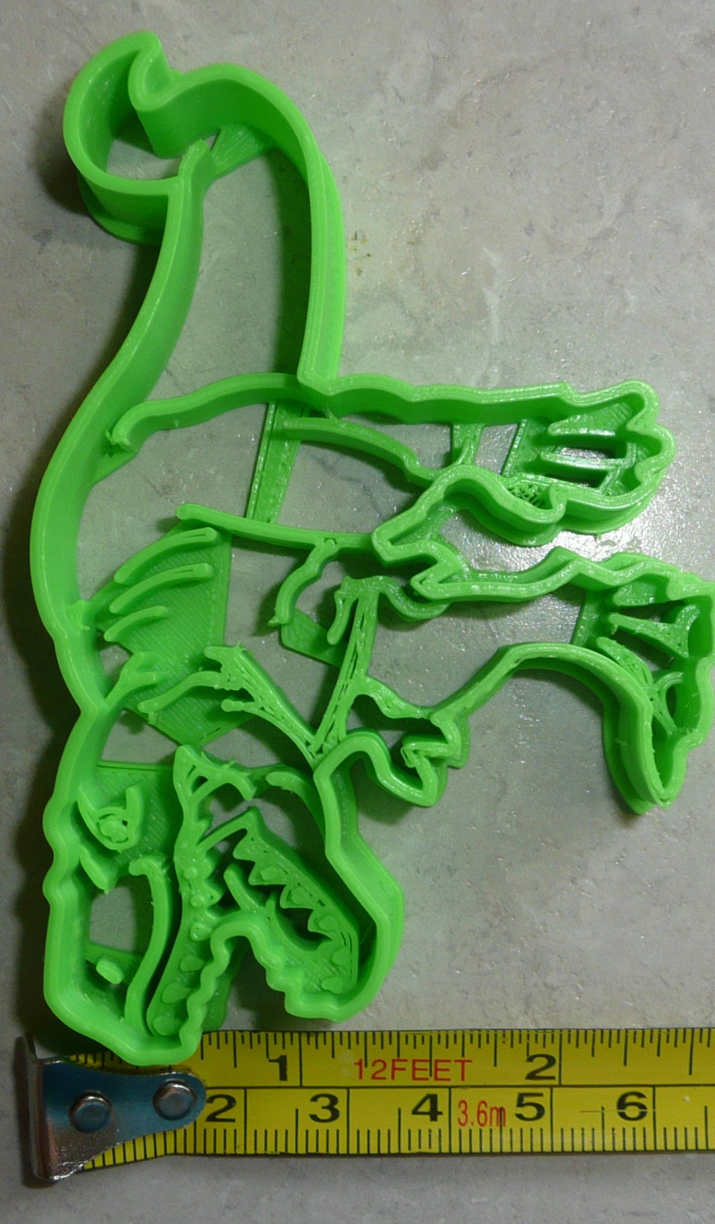 T Rex Tyrannosaurus Rex Dino Jurassic Animal Cookie Cutter Made In USA PR2354