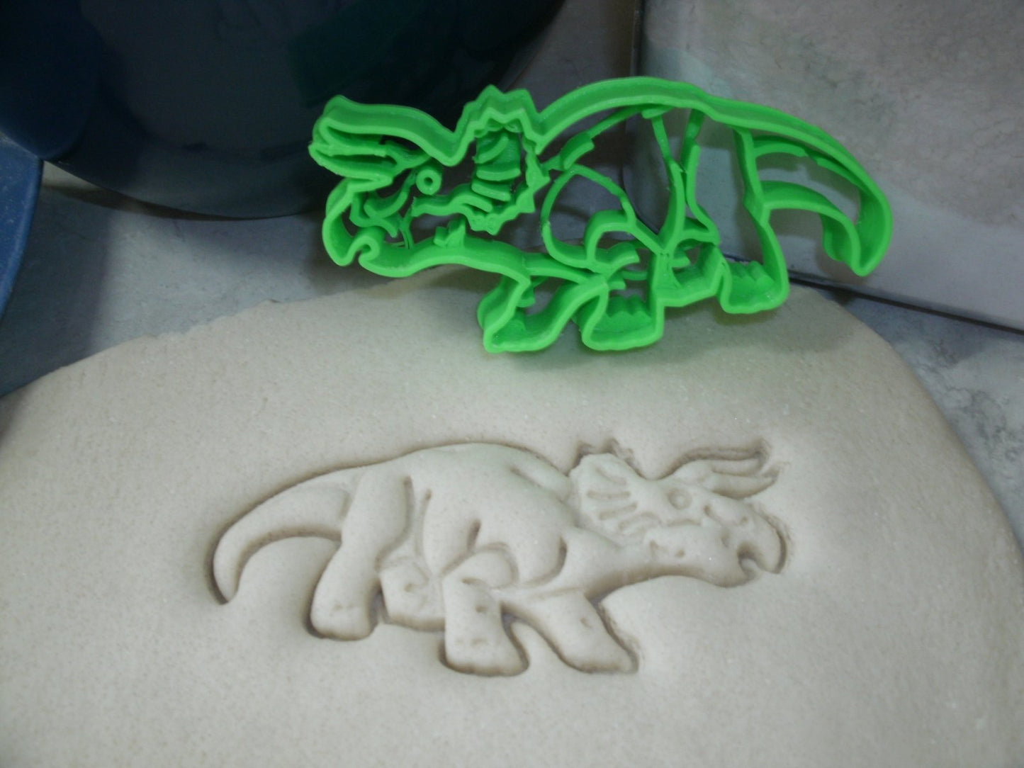 Triceratops Detailed 3 Horned Dinosaur Cookie Cutter Made In USA PR2399