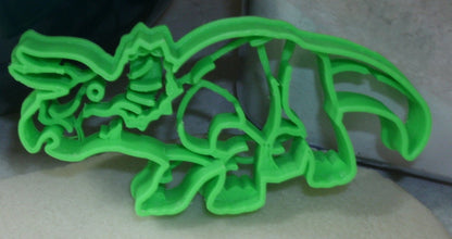 Triceratops Detailed 3 Horned Dinosaur Cookie Cutter Made In USA PR2399