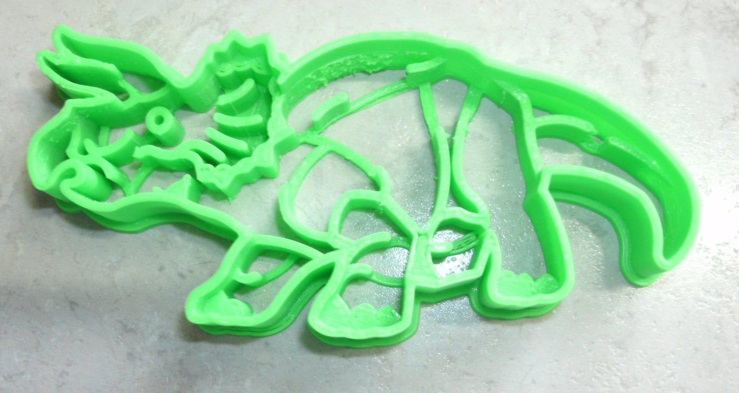 Triceratops Detailed 3 Horned Dinosaur Cookie Cutter Made In USA PR2399