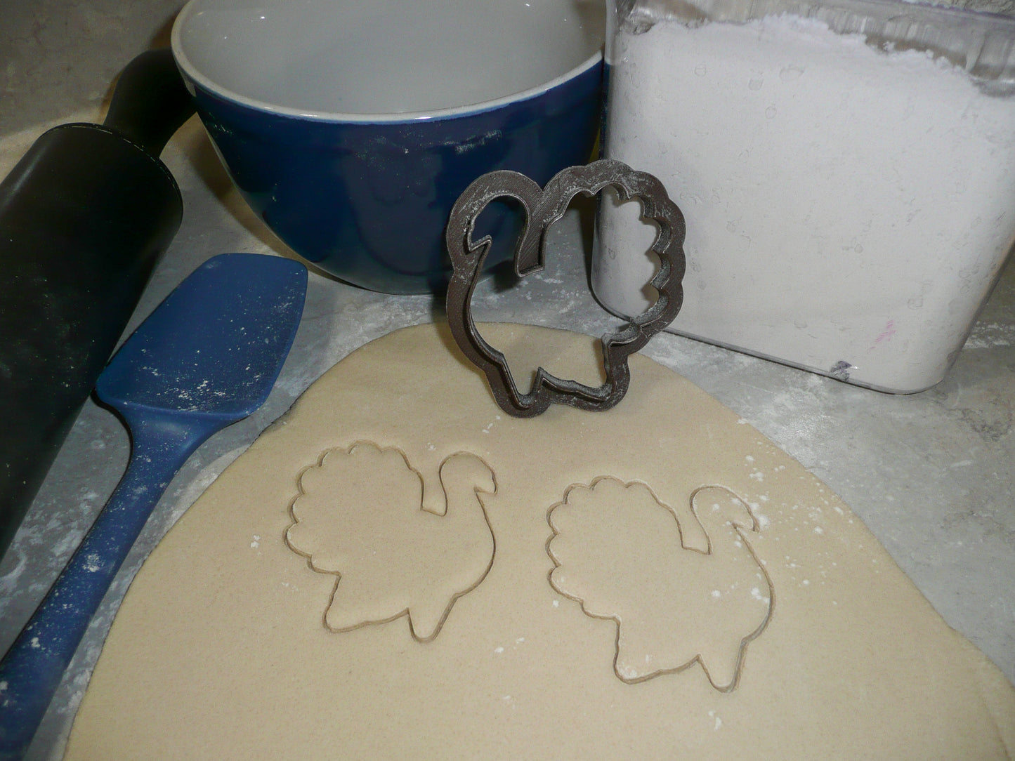 Turkey Wild Fowl Bird Thanksgiving Holiday Cookie Cutter Made In USA PR2094