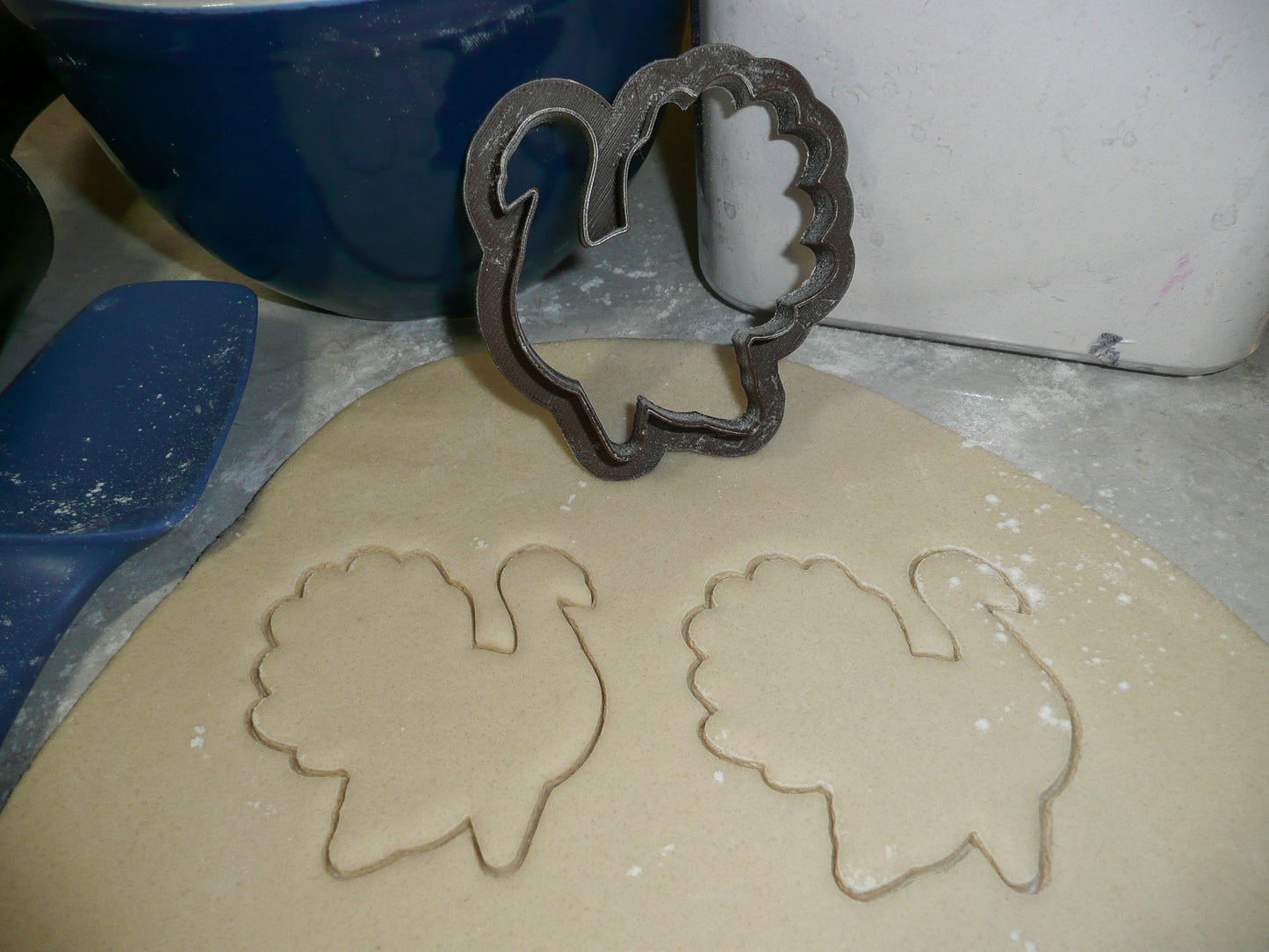 Turkey Wild Fowl Bird Thanksgiving Holiday Cookie Cutter Made In USA PR2094