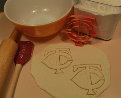 Minnesota Twins TC Letters Baseball Sports Cookie Cutter Made In USA PR2571