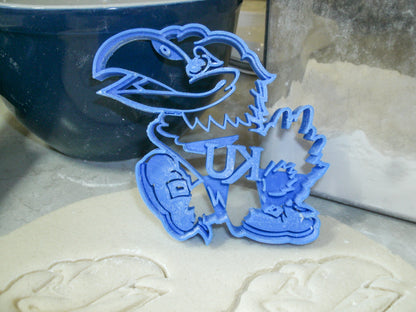 KU University of Kansas Jayhawks Cookie Cutter Made In USA PR2010