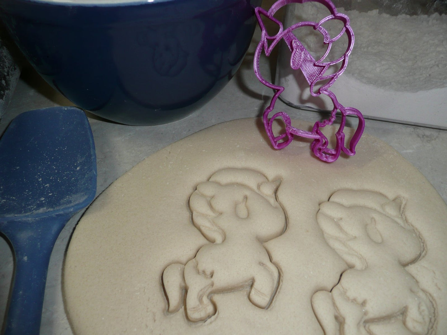 Unicorn Full Body Spiraling Horn Cookie Cutter Made In USA PR2382