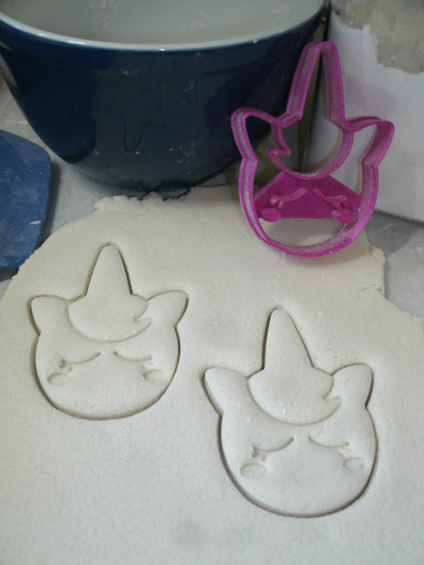 Unicorn Face Large Spiral Horned Animal Cookie Cutter Made In USA PR2652