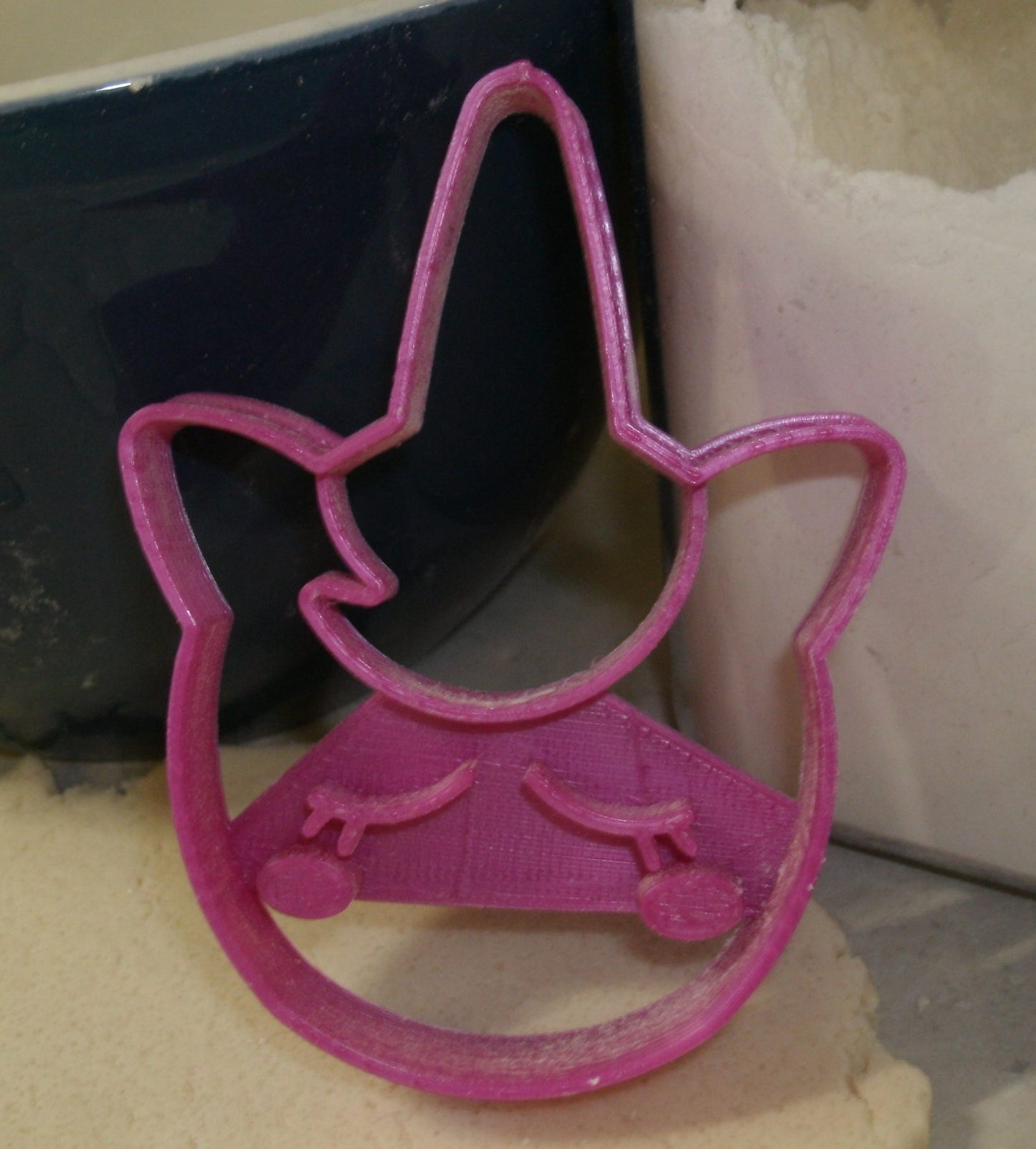Unicorn Face Large Spiral Horned Animal Cookie Cutter Made In USA PR2652