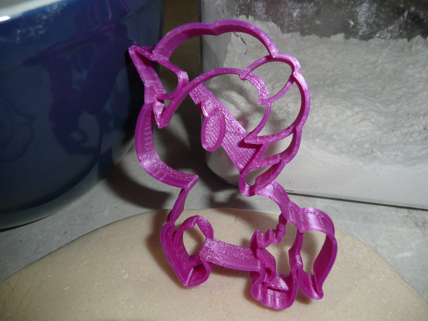 Unicorn Full Body Spiraling Horn Cookie Cutter Made In USA PR2382