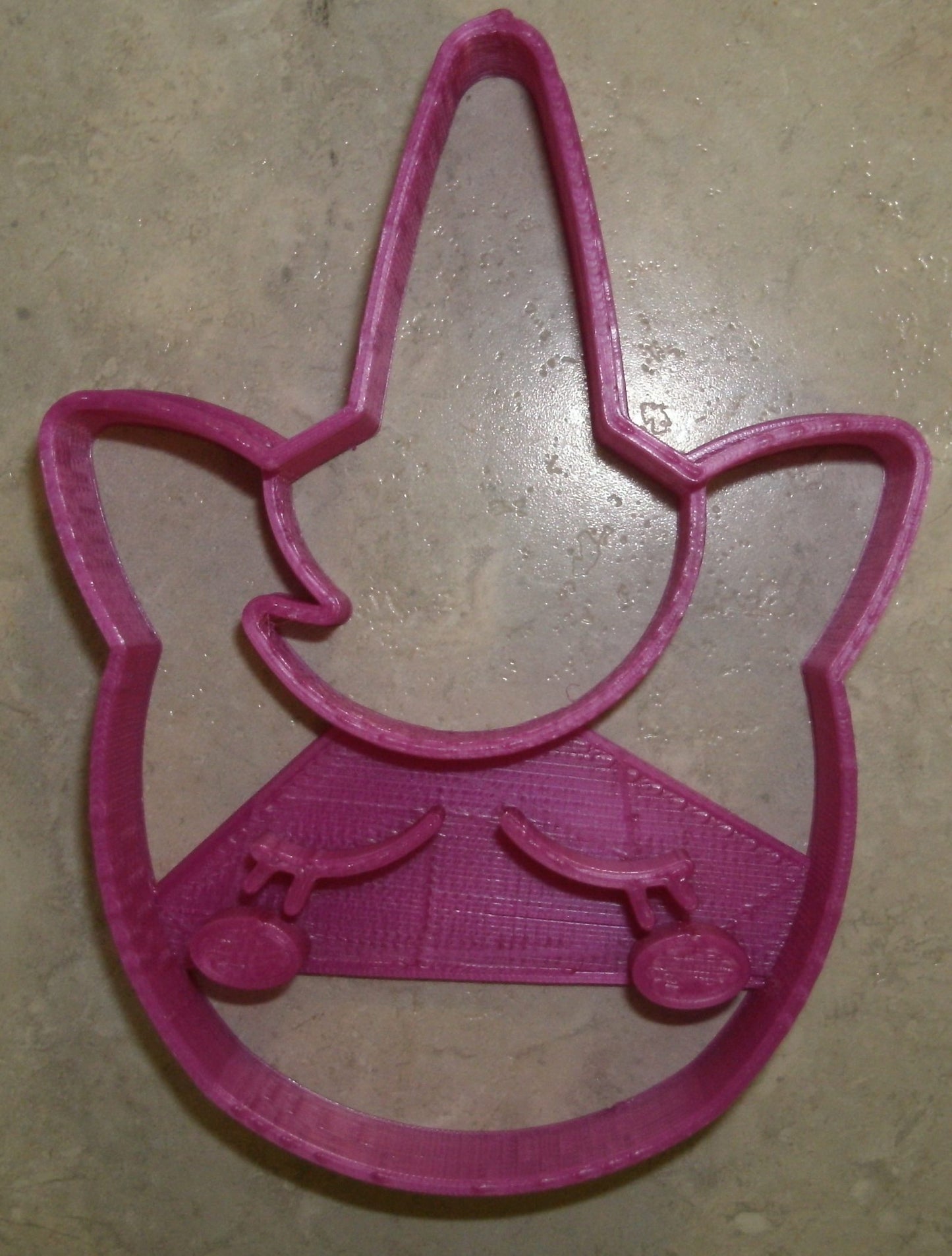 Unicorn Face Large Spiral Horned Animal Cookie Cutter Made In USA PR2652