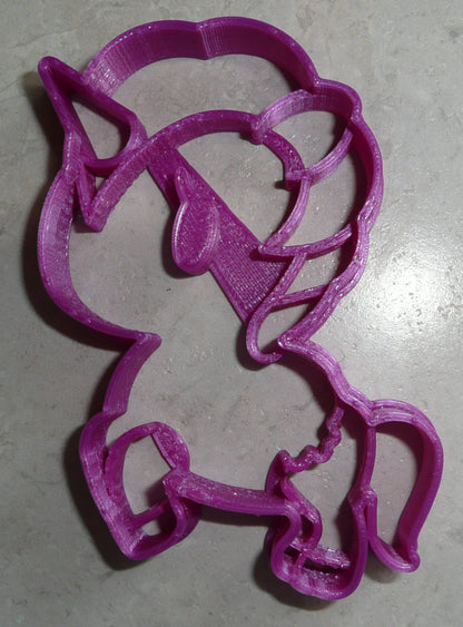 Unicorn Full Body Spiraling Horn Cookie Cutter Made In USA PR2382