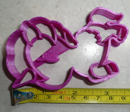 Unicorn Full Body Spiraling Horn Cookie Cutter Made In USA PR2382