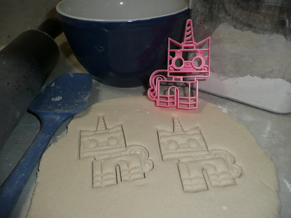 Unikitty Cat Unicorn Lego Cartoon Character Cookie Cutter Made In USA PR2530